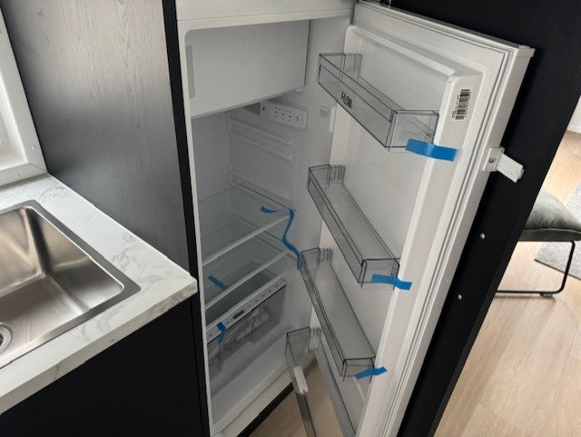 Onderhoudsvrij chalet/mantelzorgwoning 12.00 x 4.00 - 2 slaapkamers.79.950,-