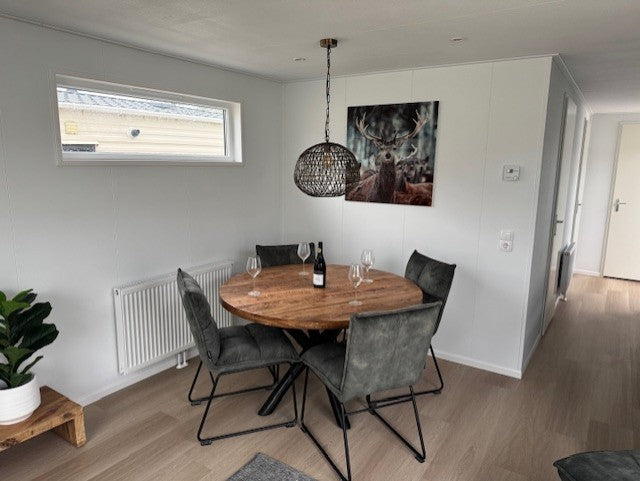 Onderhoudsvrij chalet/mantelzorgwoning 12.00 x 4.00 - 2 slaapkamers.79.950,-