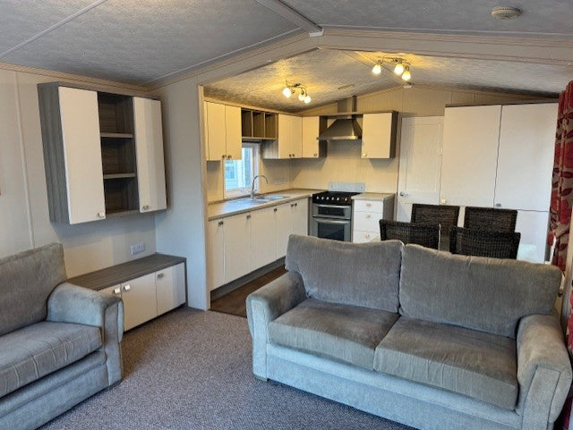 Kunststoff-Chalet 10,00 x 4,00 – 2 Schlafzimmer. VERKAUFT!